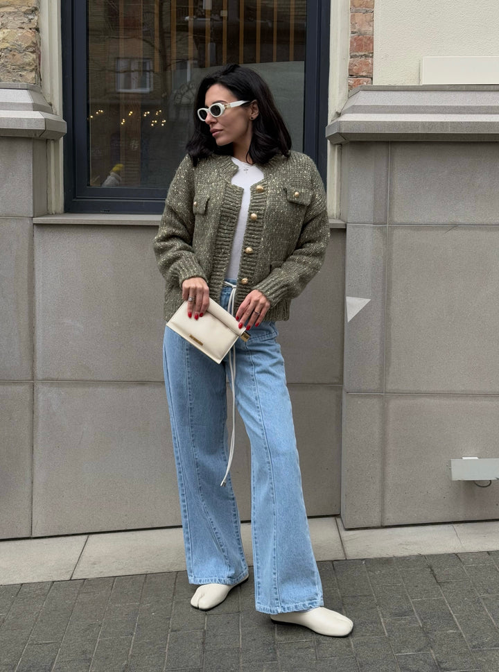 Light Blue Jeans with Hearts