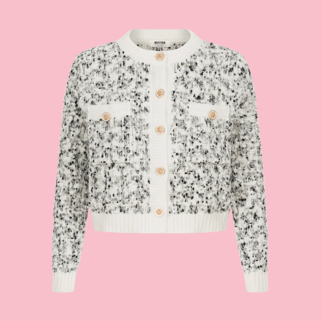 White Jacket with Black Accents